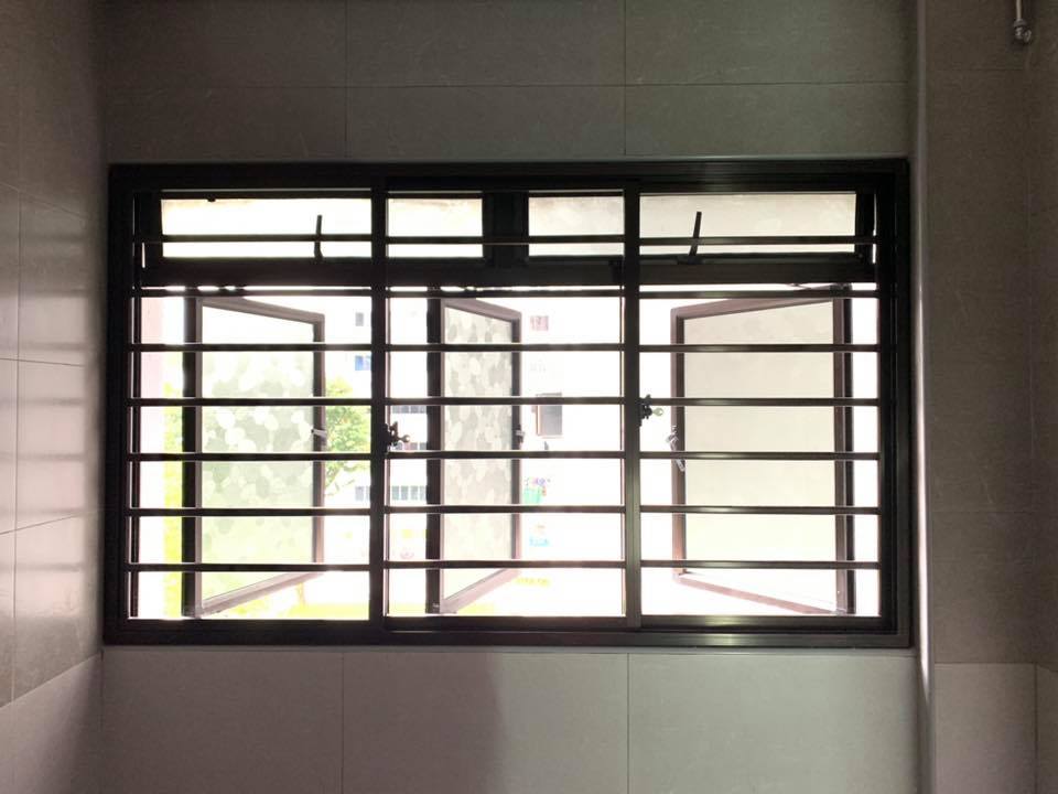 HDB Window Grilles | Aluminium Window Contractor | SG Gate Door Window