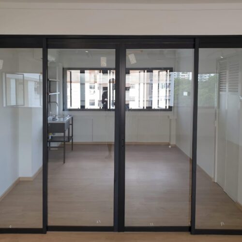 large sliding door