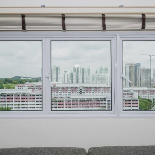 hdb white window grilles with blinds