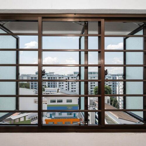 hdb window grilles and black frames