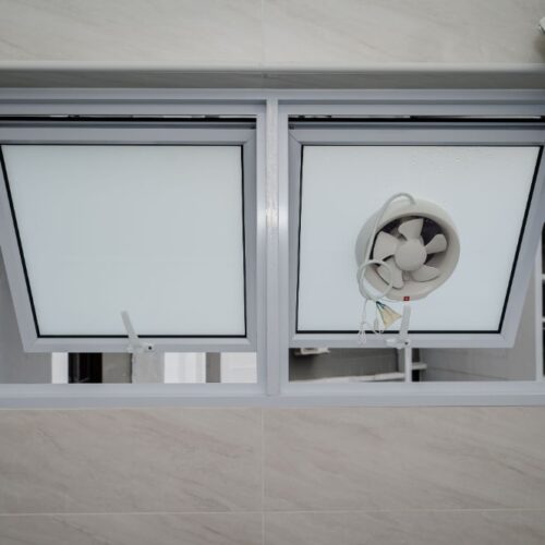 hdb toilet window grilles with fan