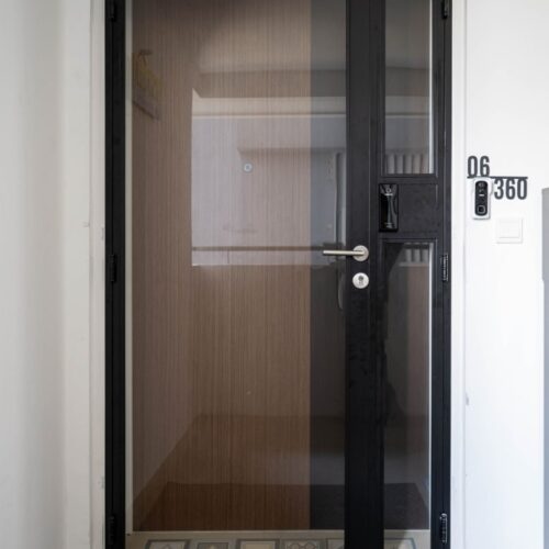 glass main gate front view