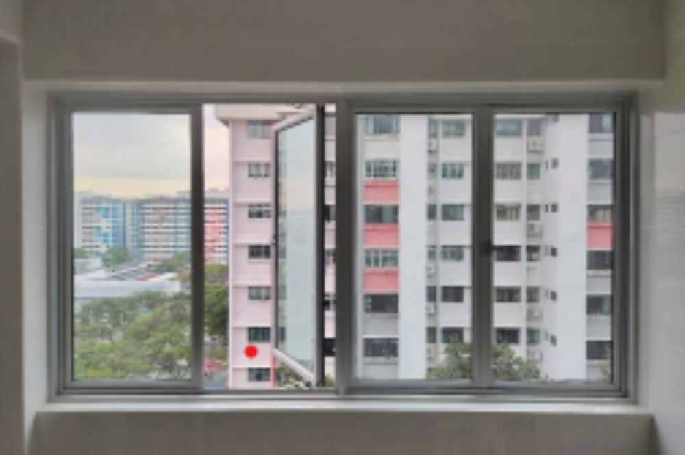 Casement Window White Frame with Clear Glass