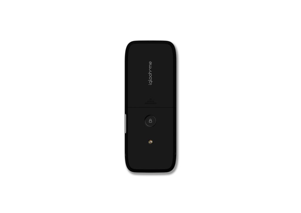 Gate Lock with Fingerprint_02_Back