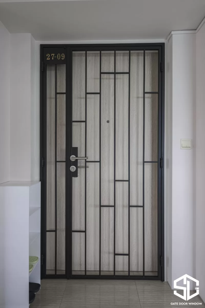 modern minimalist BTO gate design