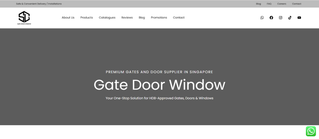 Gate Door WIndow - Window Supplier