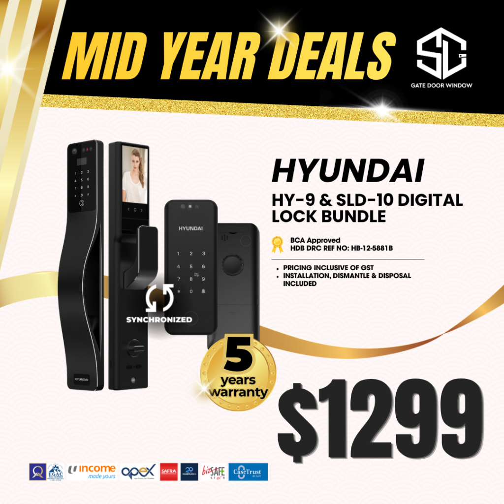 Hyundai digital lock bundle $1299 promotion 5 years warranty