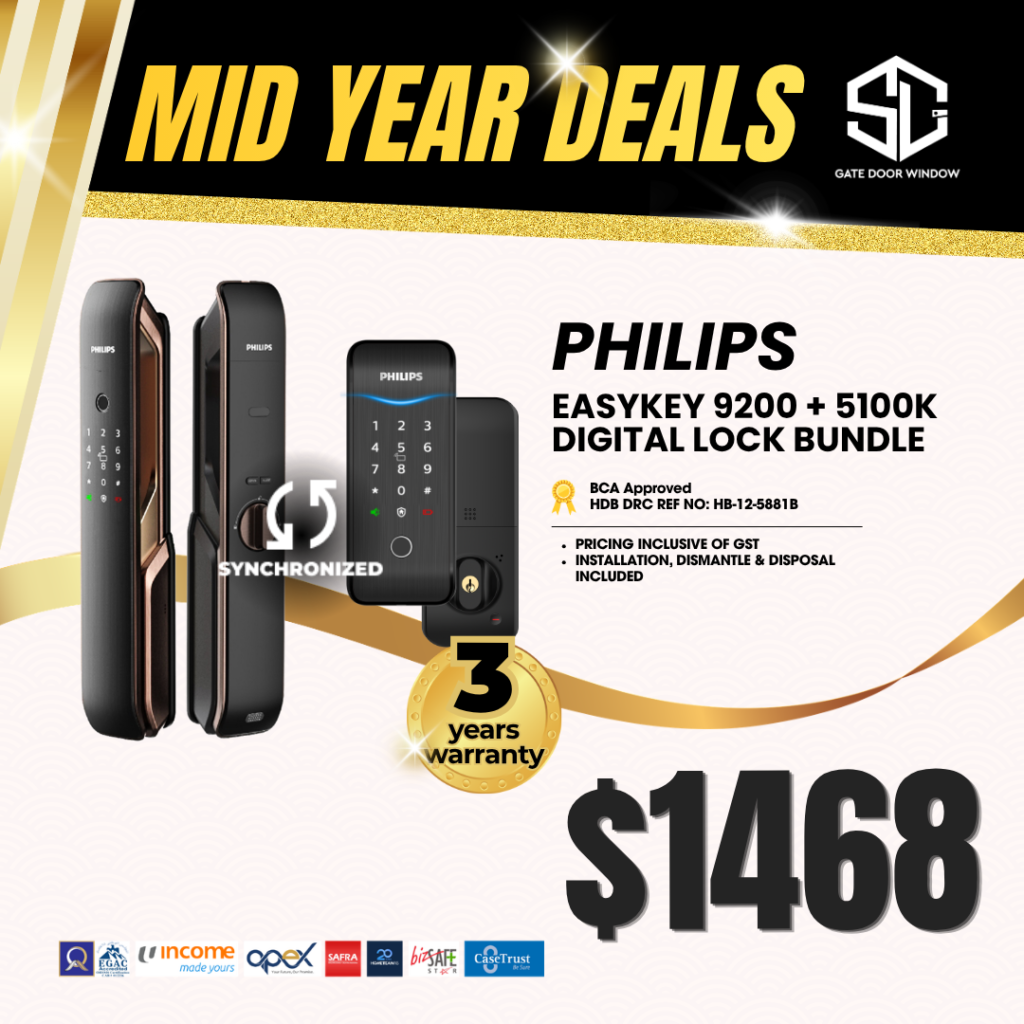 Philips digital lock bundle $1468 promotion 3 years warranty