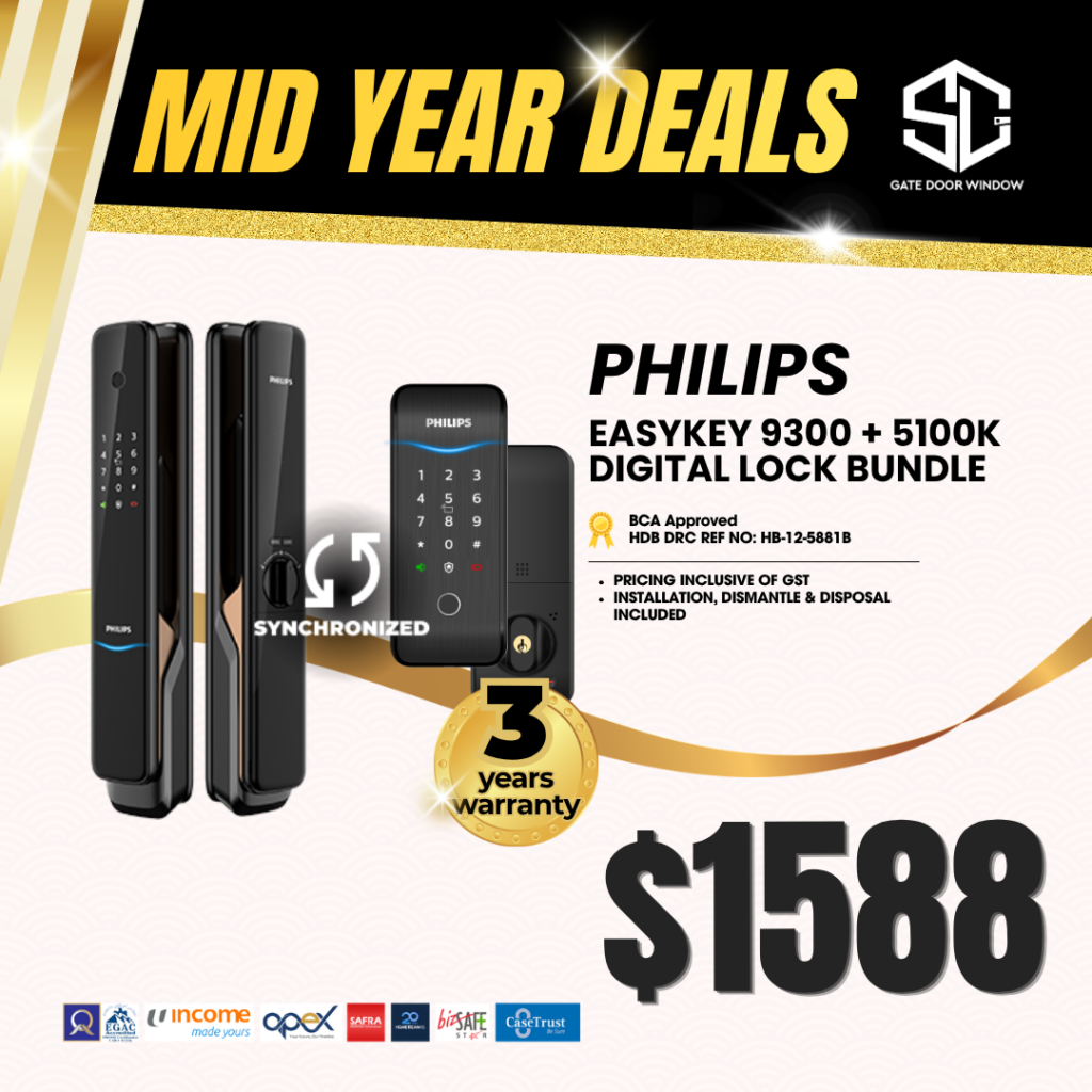 Philips digital lock bundle $1588 promotion 3 years warranty