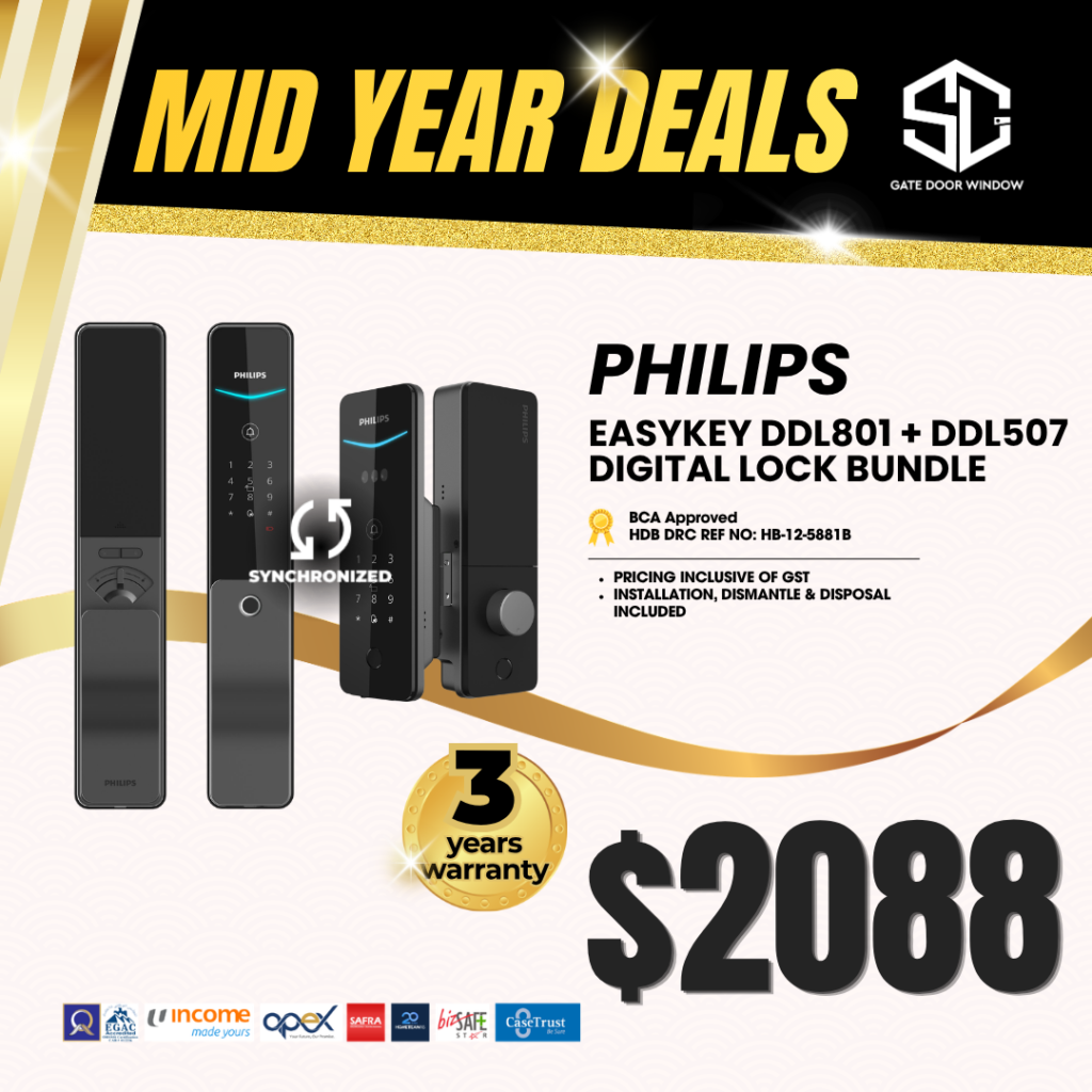 Philips digital lock bundle $2088 promotion 3 years warranty