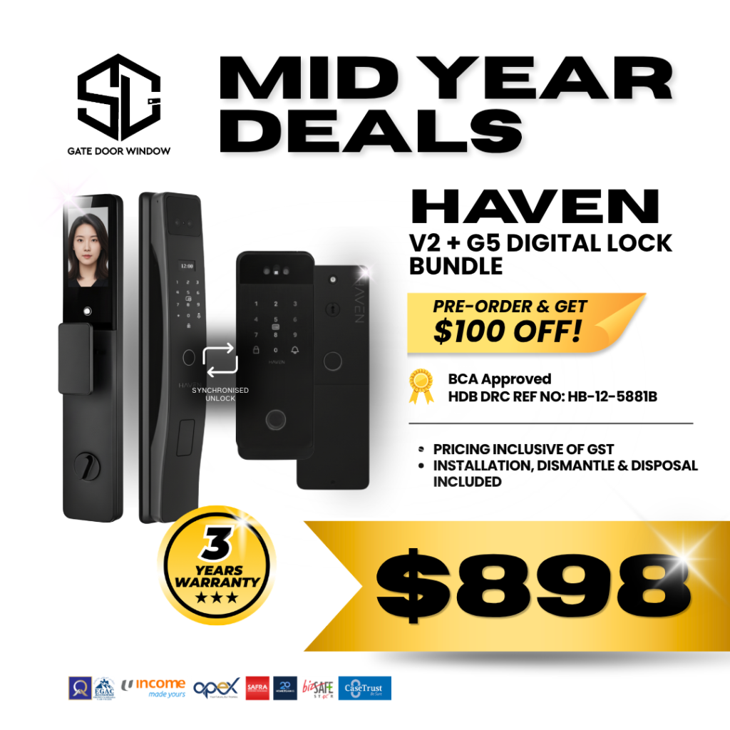 Haven digital lock bundle $799 promotion 3 years warranty