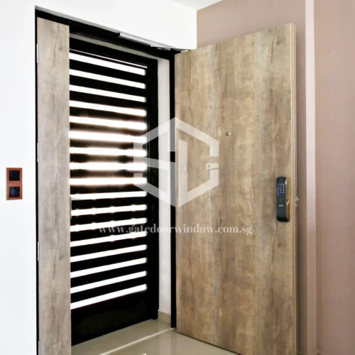 HDB Main Door brown