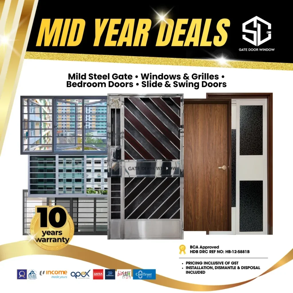 buy gate door and window bundle promotion 10 years warranty