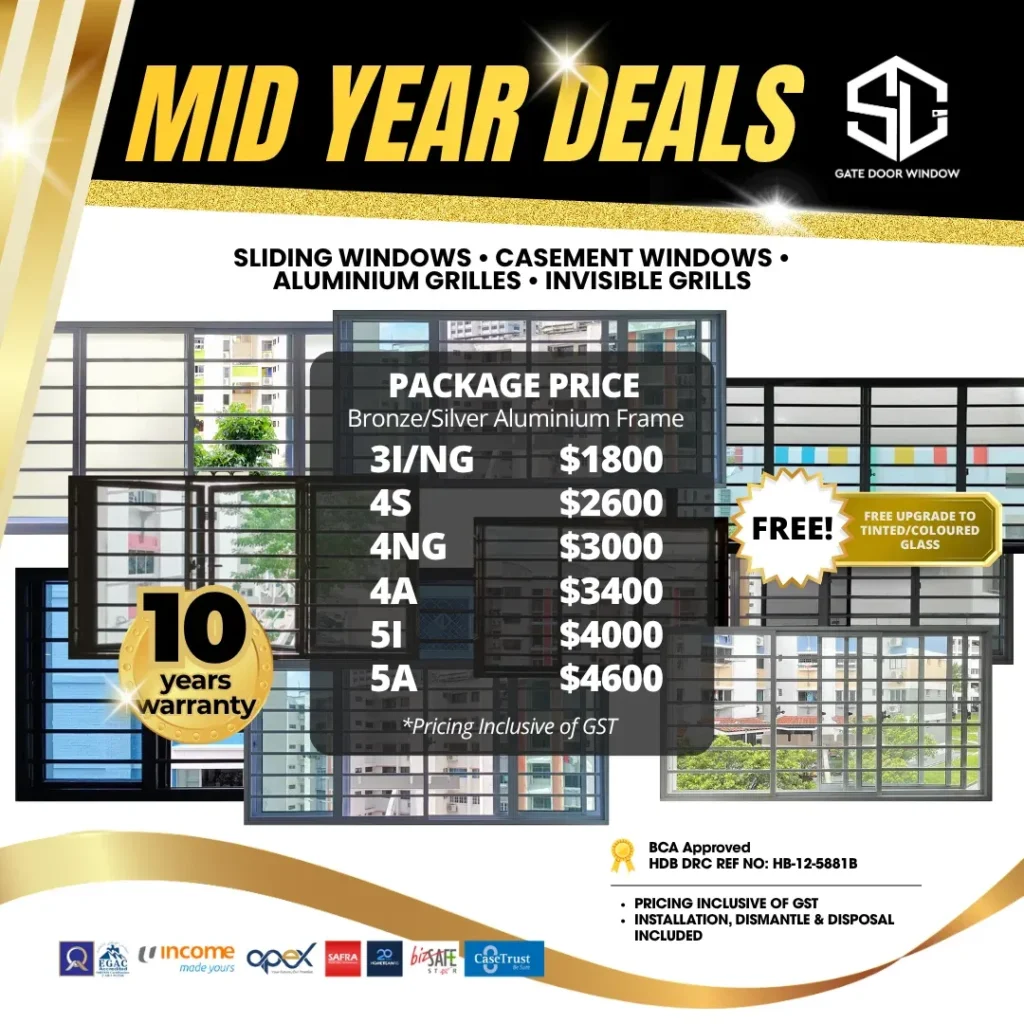 sliding windows grilles resale bundle promotion price $1888–$3988 10 years warranty