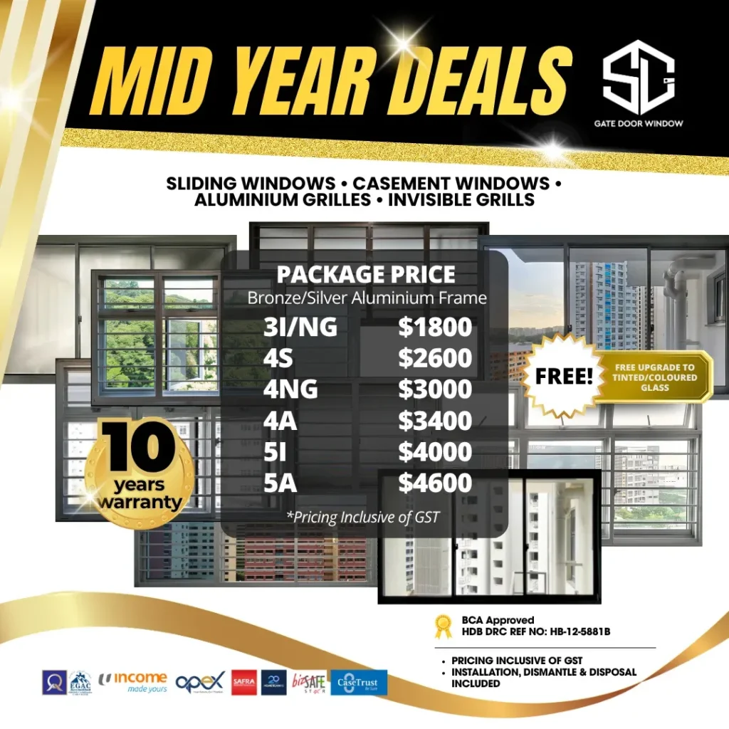 window grille resale bundle package prices $1888–$3988 promotion 10 years warranty