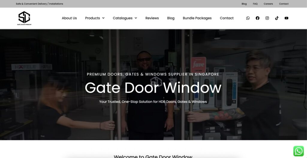 SG Gate Door Window HDB Door Supplier