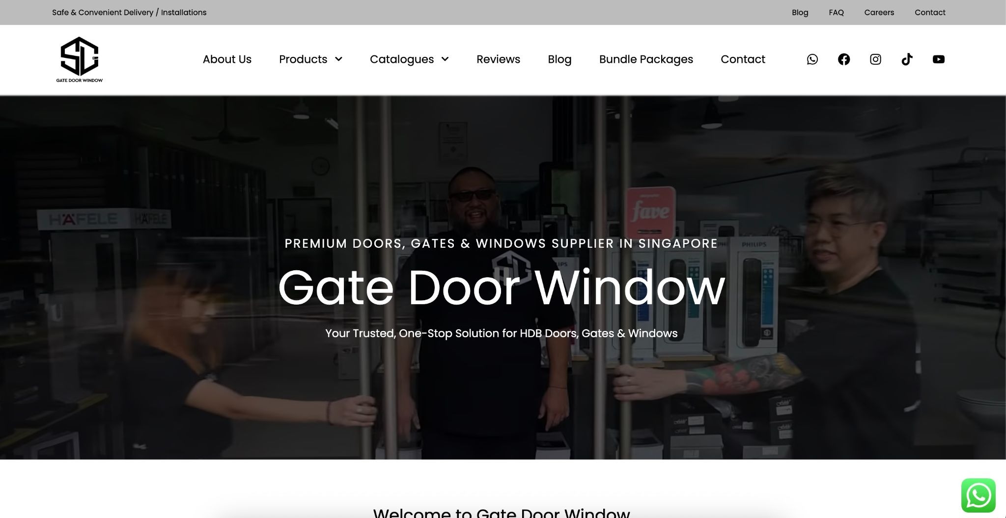 SG Gate Door Window HDB Door Supplier
