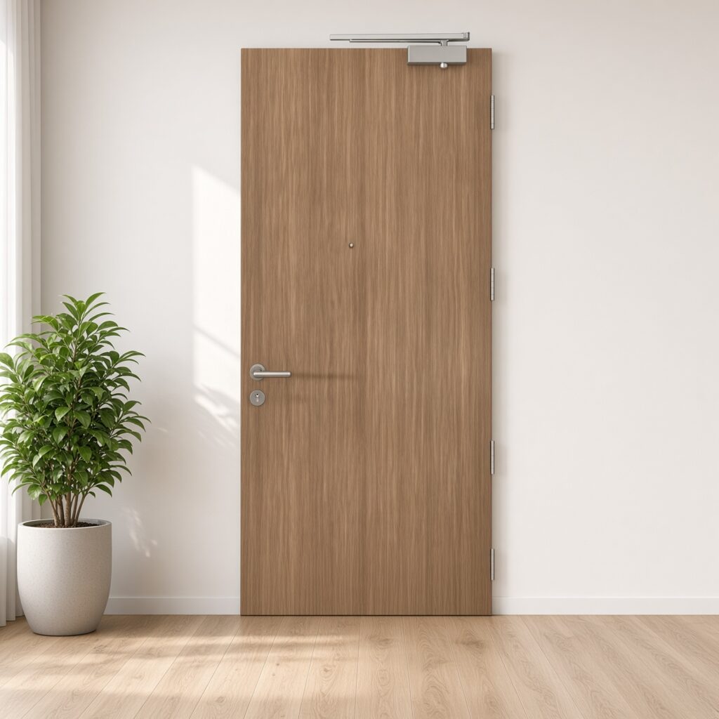 Laminate fire-rated HDB main door-D10