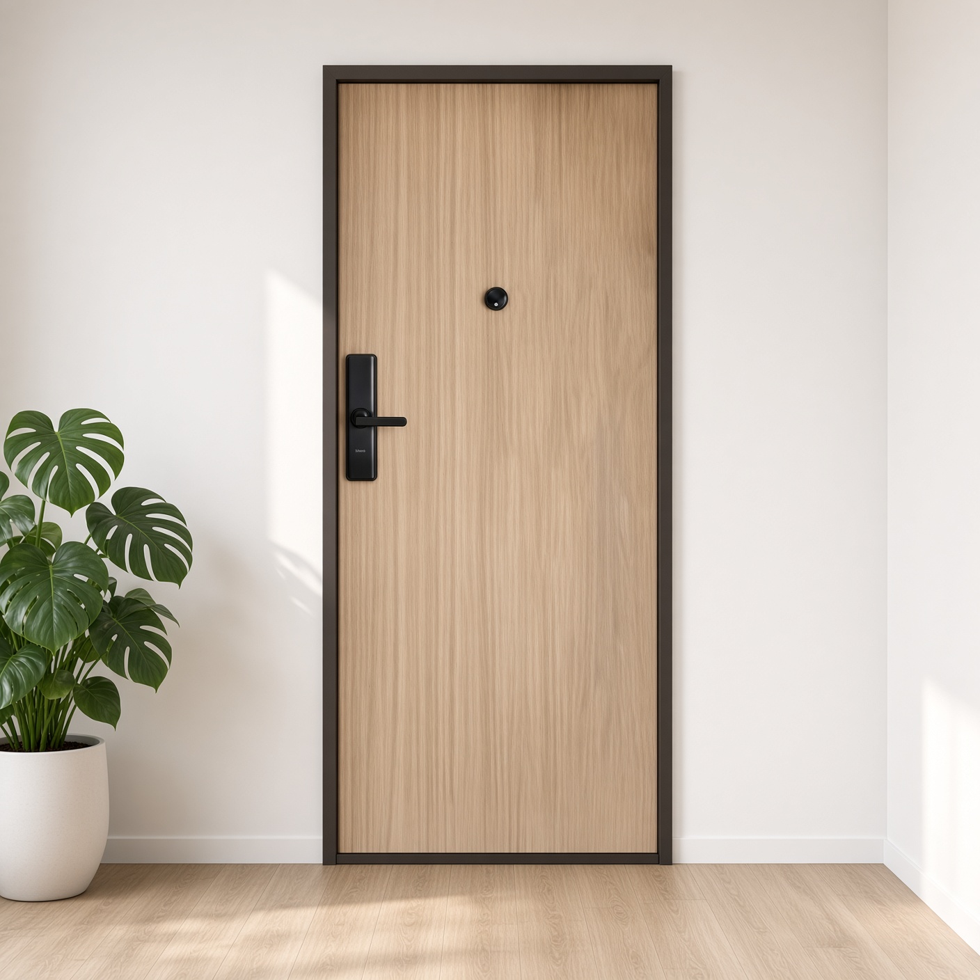 Fire-rated laminate main door for HDB-D6