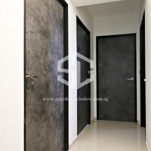 Dark coloured Bedroom Doors for HDB homes