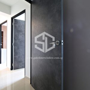 Dark grey Bedroom Door for HDB BTO