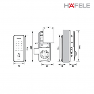 Hafele-Digital-Lock-ER5100