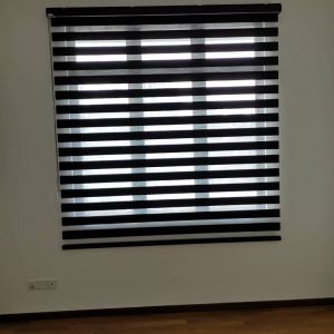 window blinds black